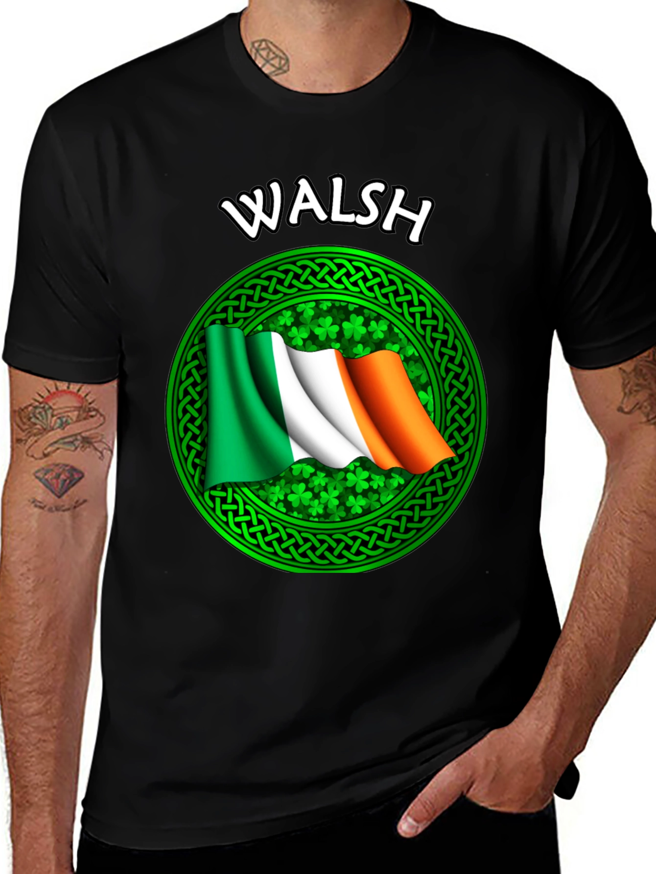 Walsh Irish Flag T-Shirt