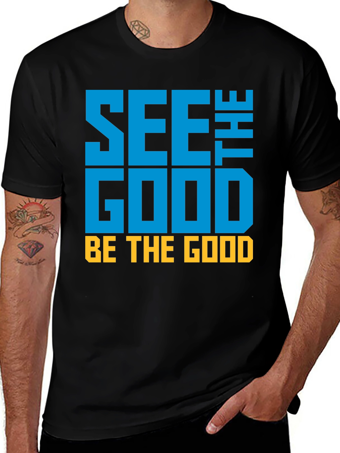 Variant 5 of See the Good Graphic Tee - Positive Vibes