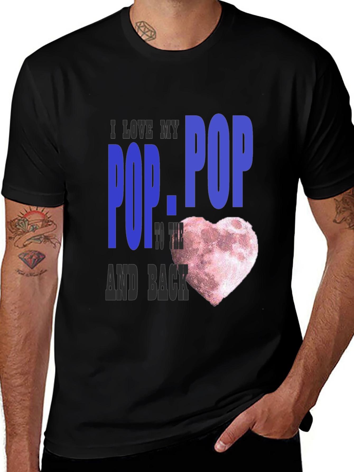 Variant 9 of I Love My Pop Pop T-Shirt