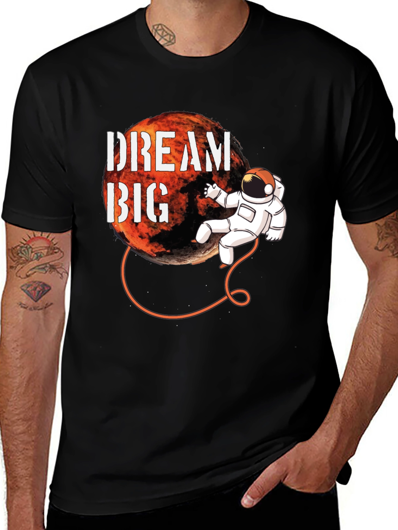 Variant 21 of Dream Big Astronaut T-Shirt - Space Adventure Tee