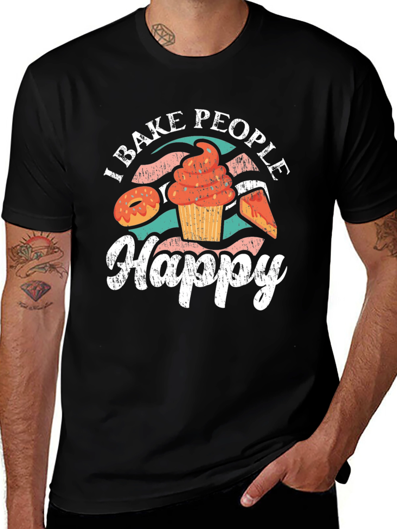 Variant 8 of I Bake People Happy T-Shirt