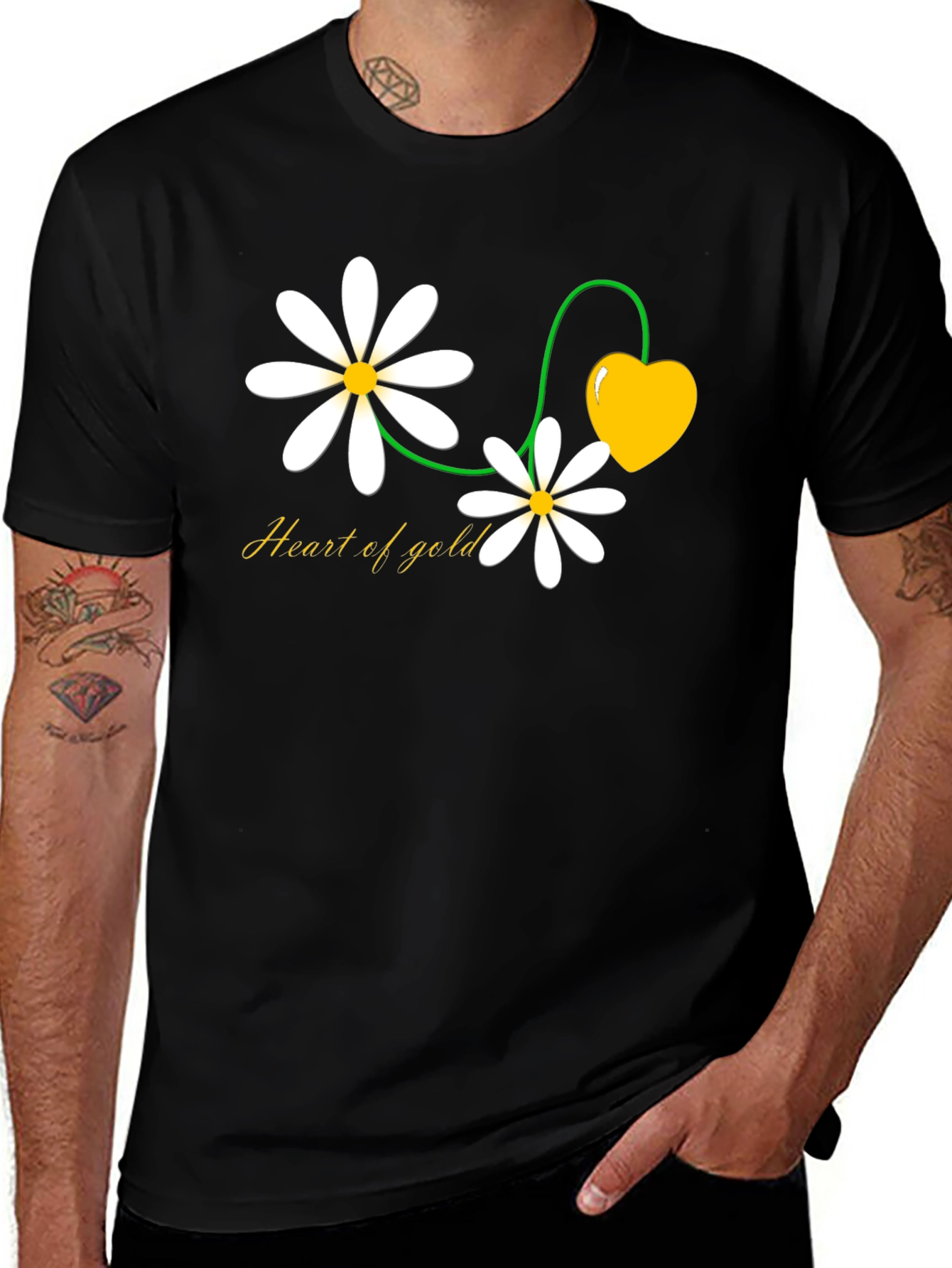 Variant 23 of Heart of Gold Daisy T-Shirt