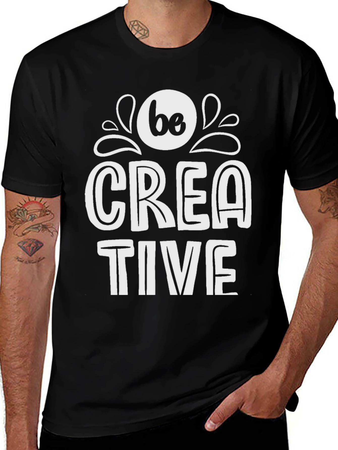 Variant 25 of Be Creative T-Shirt - Stylish Graphic Tee