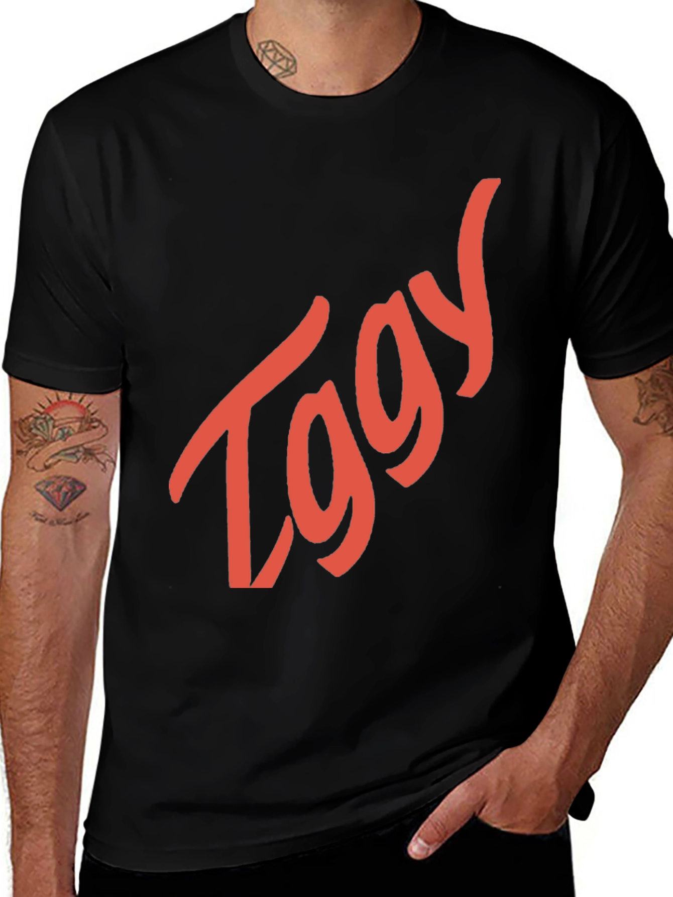 Ziggy Script Black T-Shirt