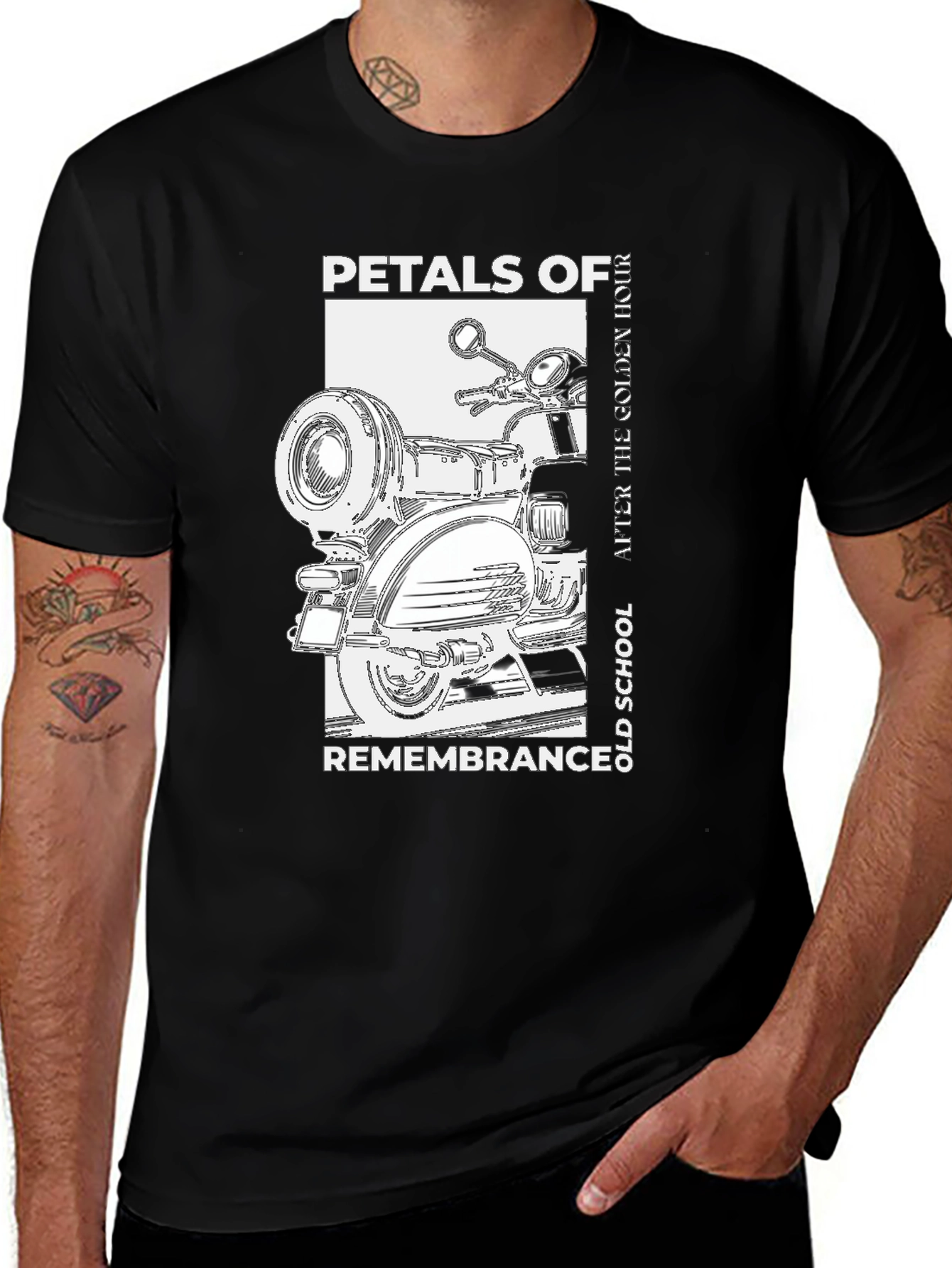 Variant 22 of Petals of Remembrance Scooter Graphic T-Shirt
