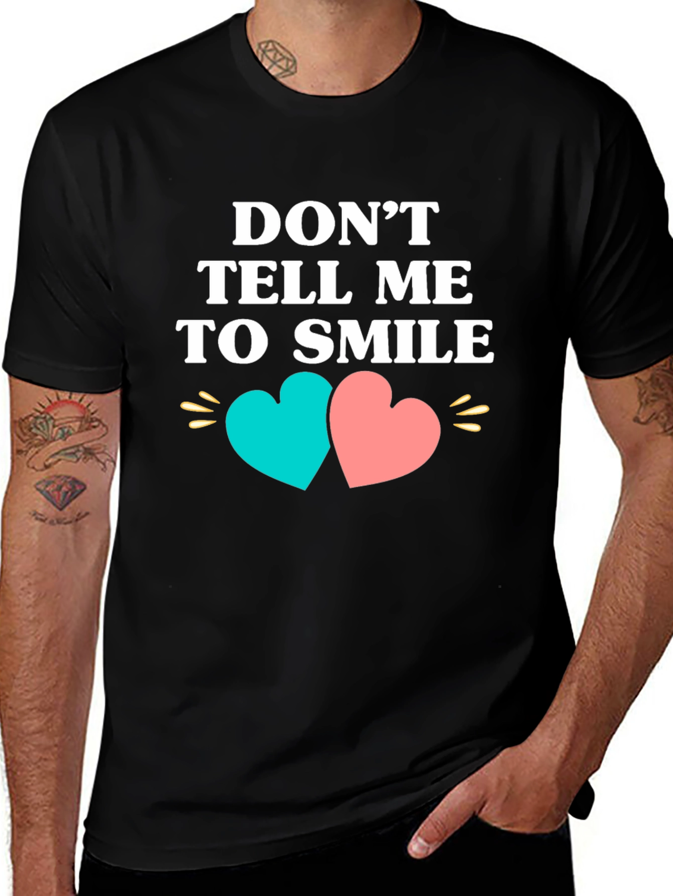 Variant 7 of Don't Tell Me to Smile Graphic Tee
