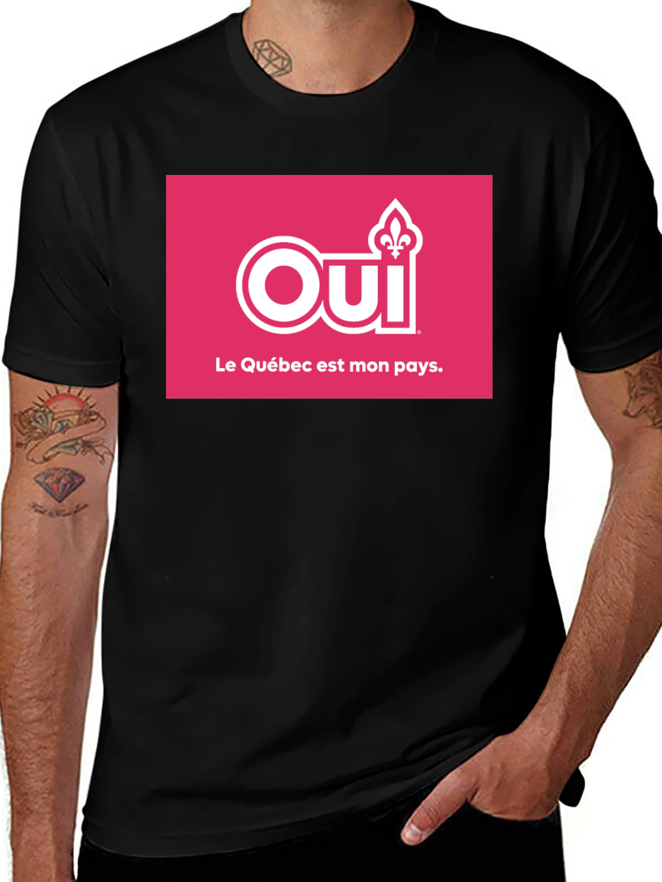 Quebec "Oui" T-Shirt - Le Québec est mon pays