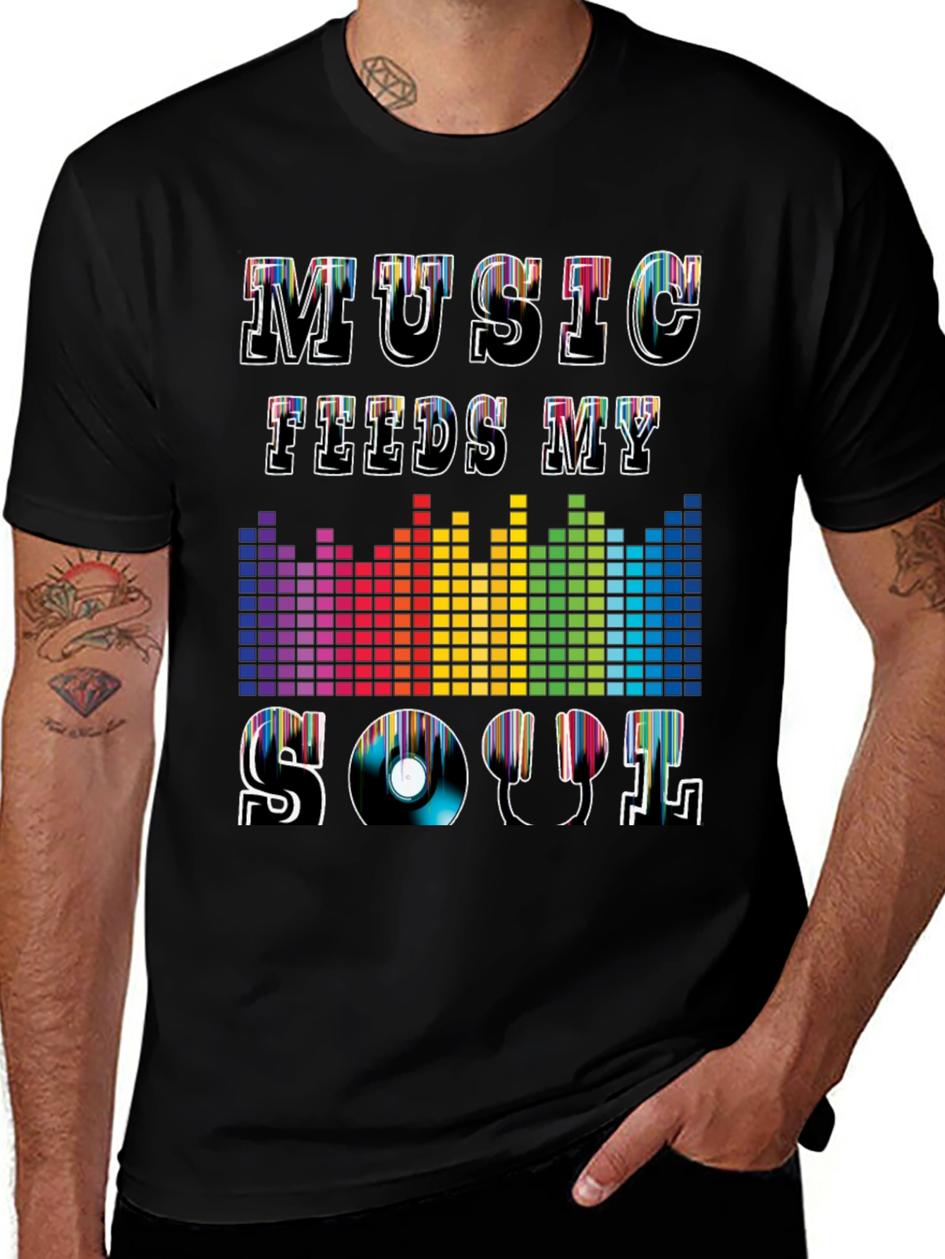 Variant 29 of Music Feeds My Soul Graphic Tee