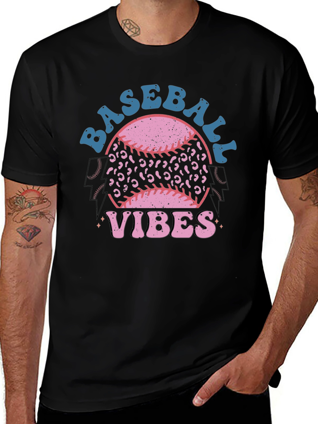 Baseball Vibes Graphic Tee - Sporty & Stylish