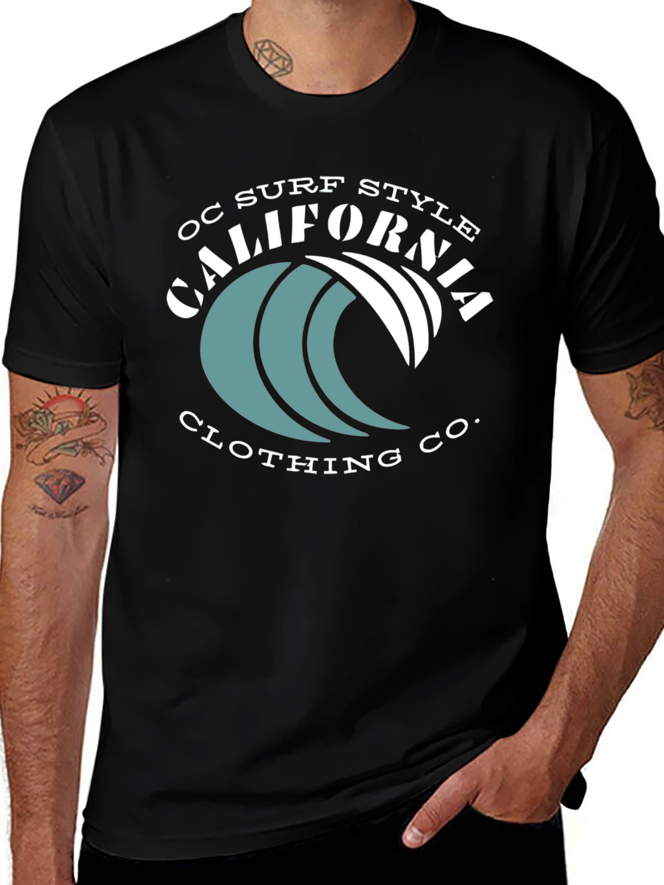 Variant 9 of California Surf Style Graphic Tee