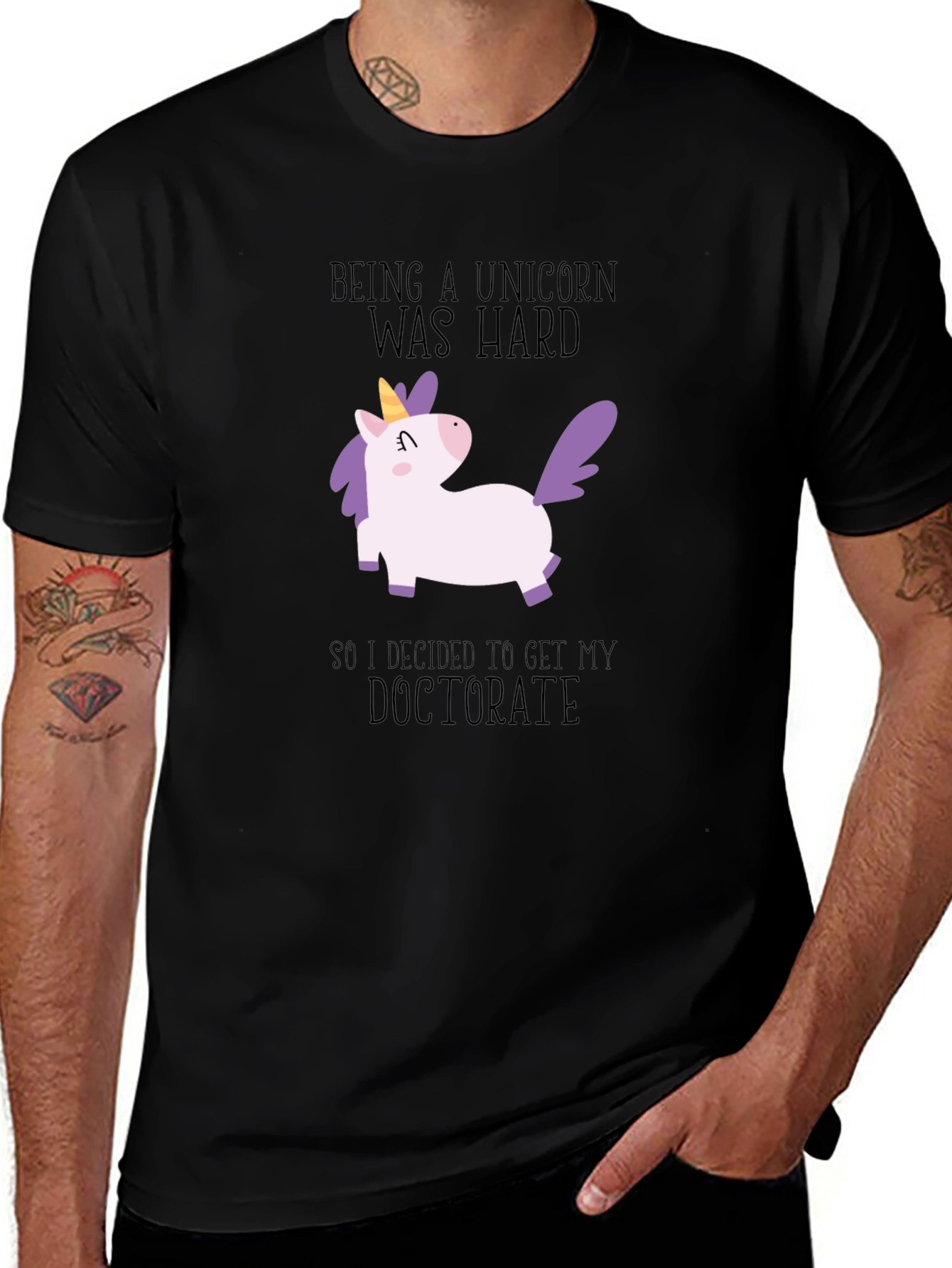 Variant 25 of Unicorn Doctorate T-Shirt - Funny Graduation Gift