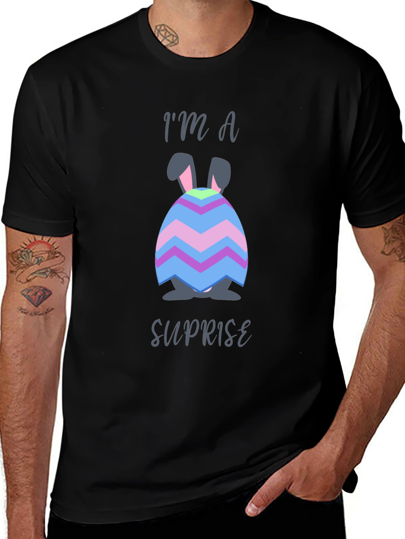 I'm A Surprise Easter Bunny Egg Men's T-Shirt