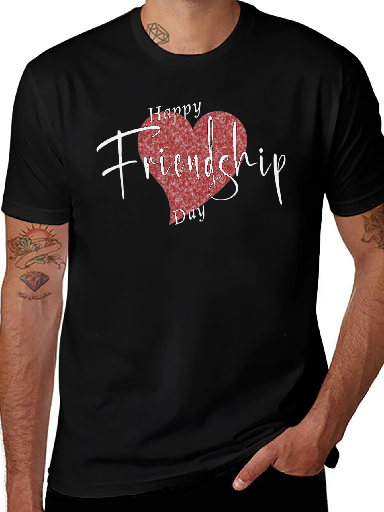 Friendship Day Heart T-Shirt