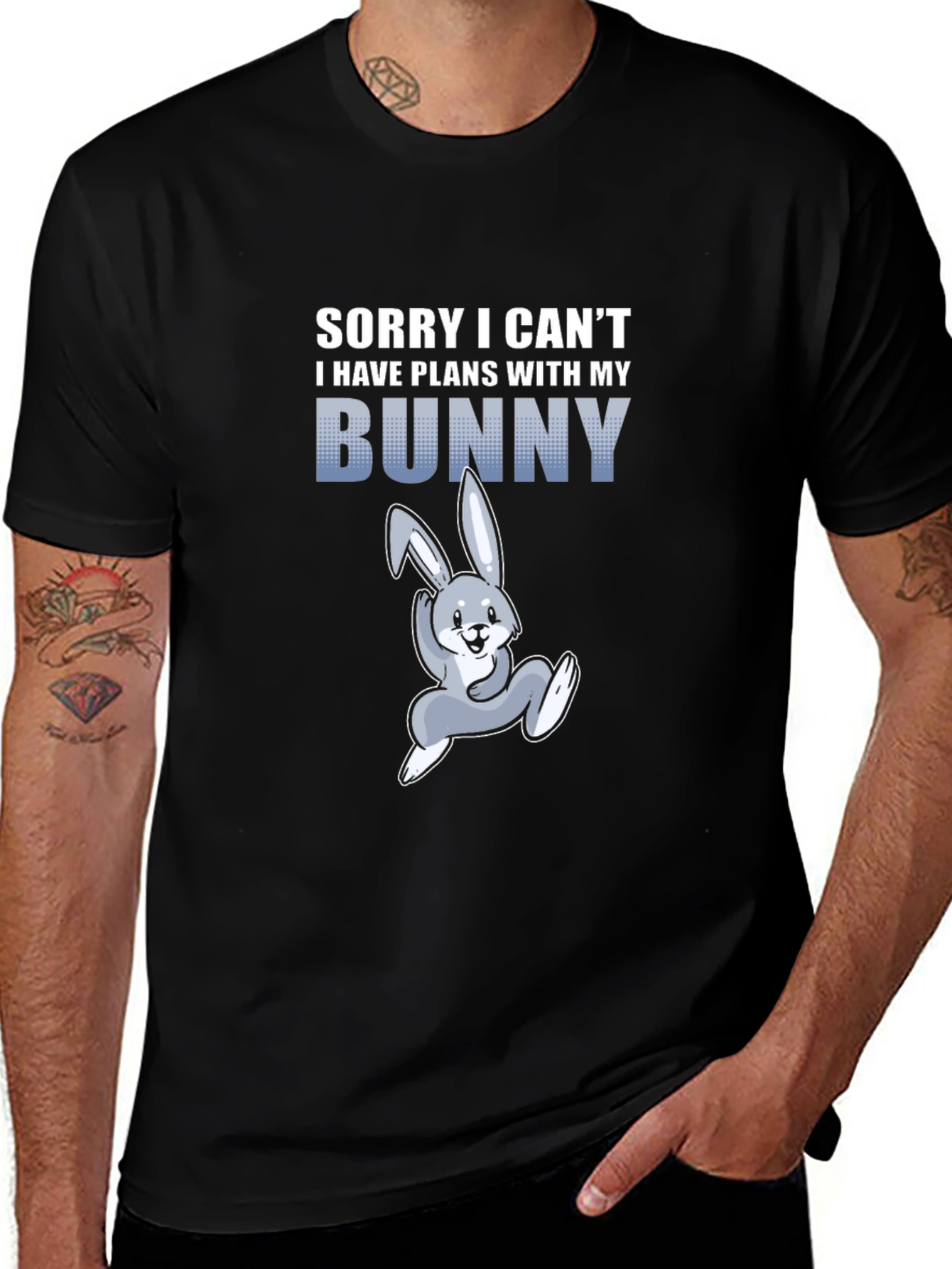 Variant 6 of Funny Bunny T-Shirt: Sorry I Have Plans With My Bunny