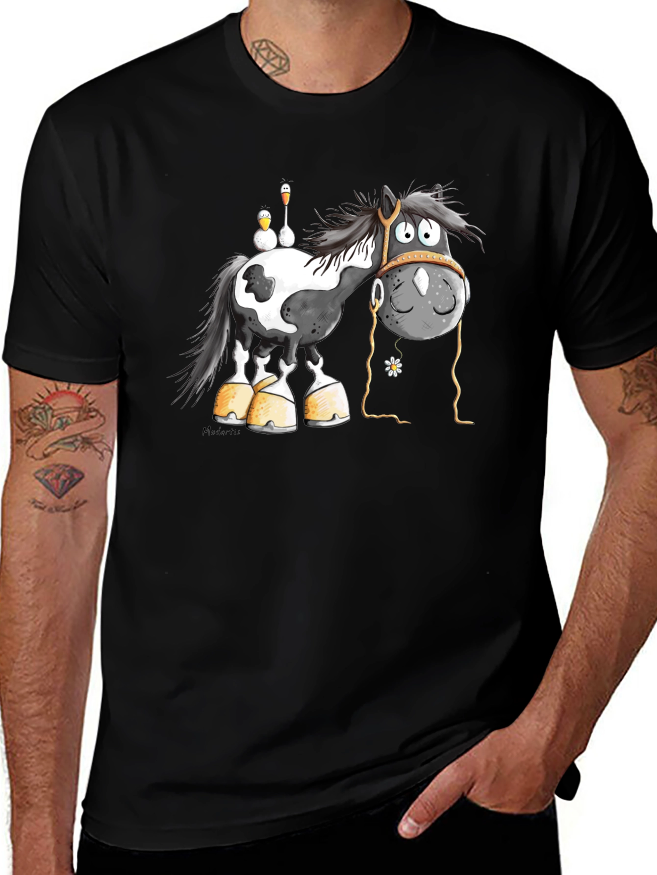 Variant 7 of Cartoon Horse T-Shirt