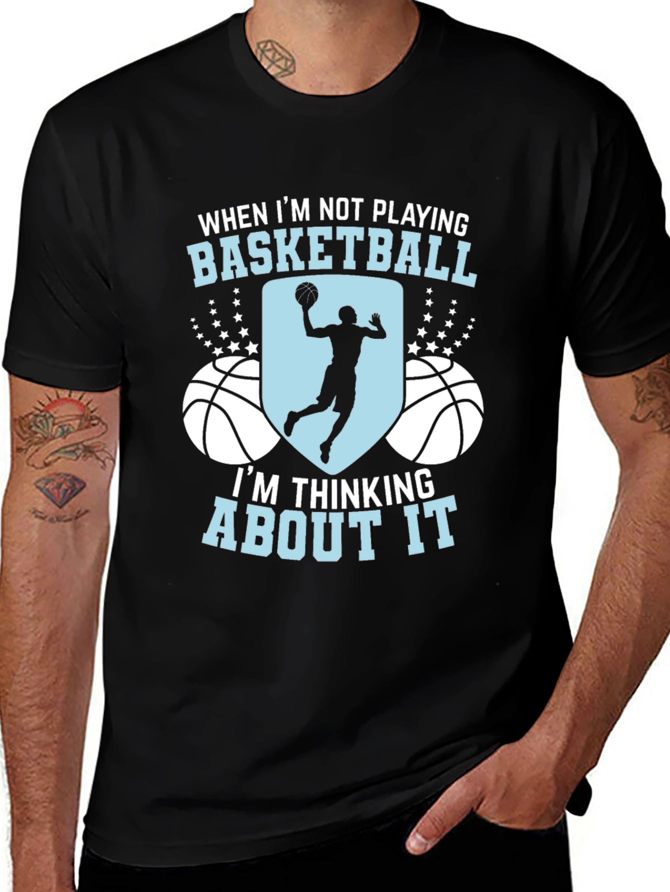 Variant 25 of Basketball Obsessed T-Shirt