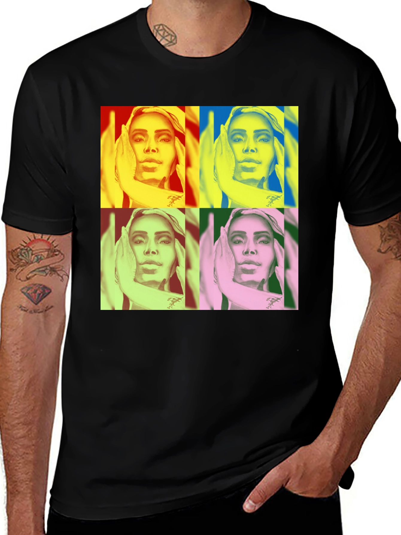 Variant 26 of Pop Art Portrait T-Shirt