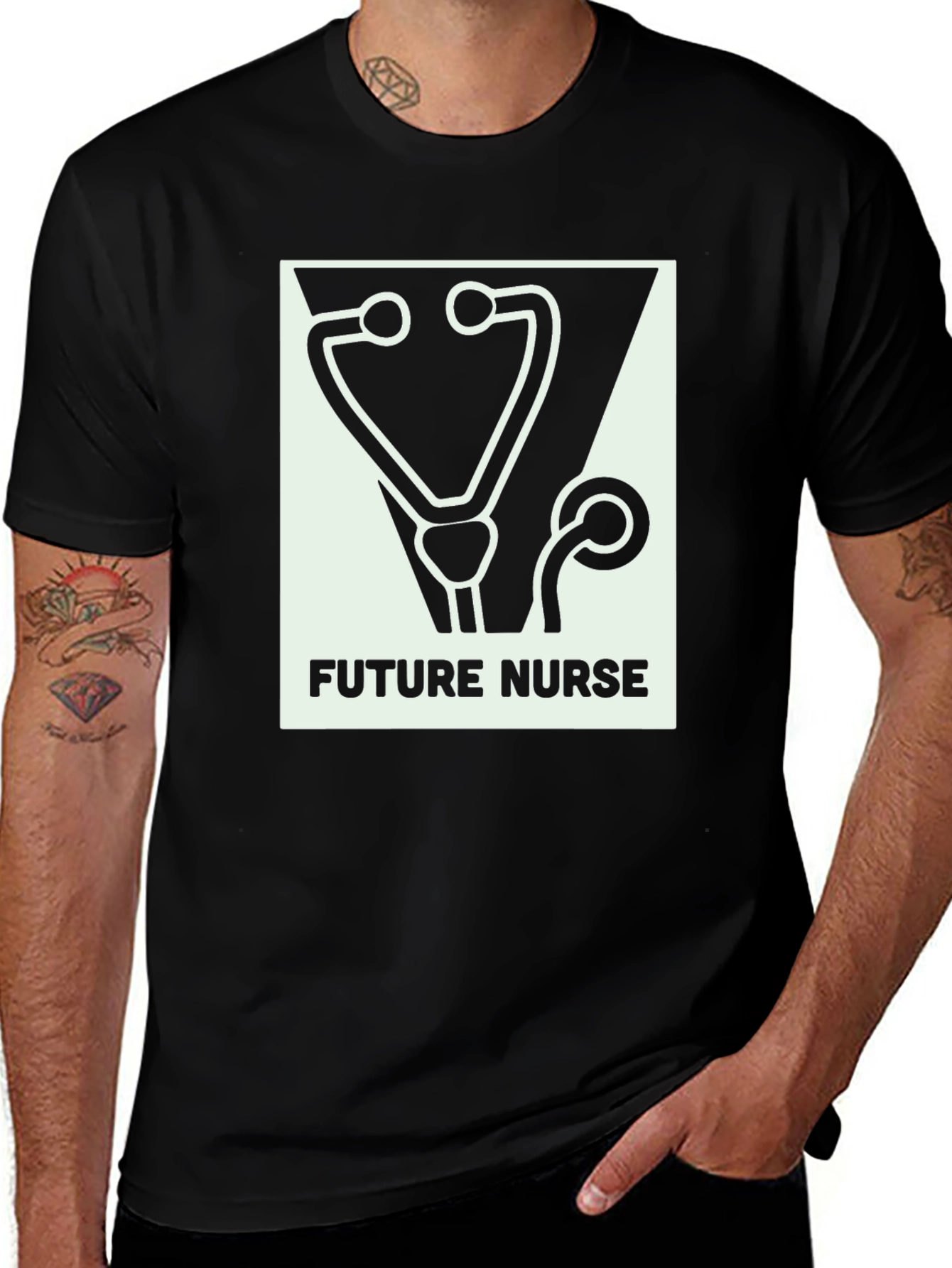 Variant 9 of Future Nurse T-Shirt - Medical Career Aspirations Tee