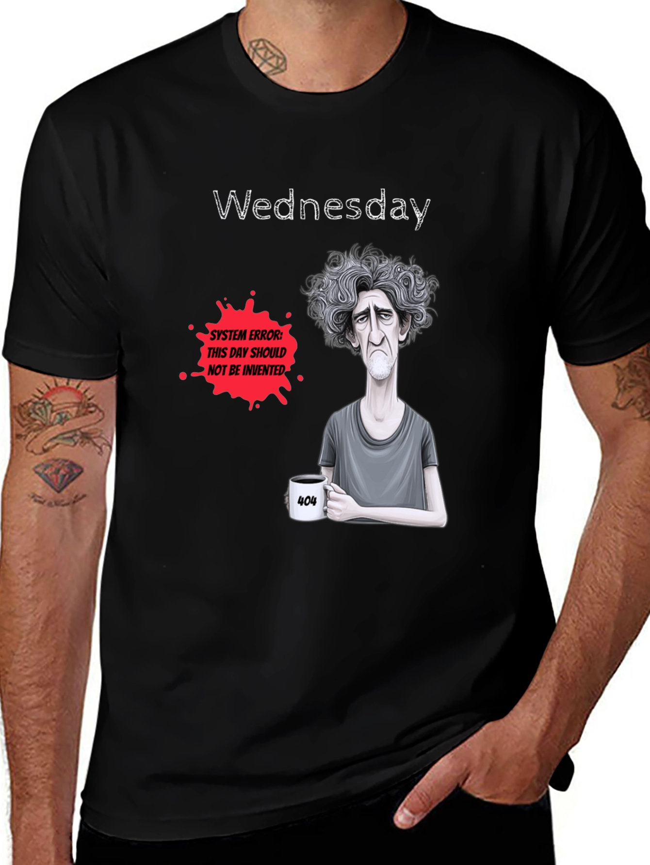 Wednesday System Error Tee