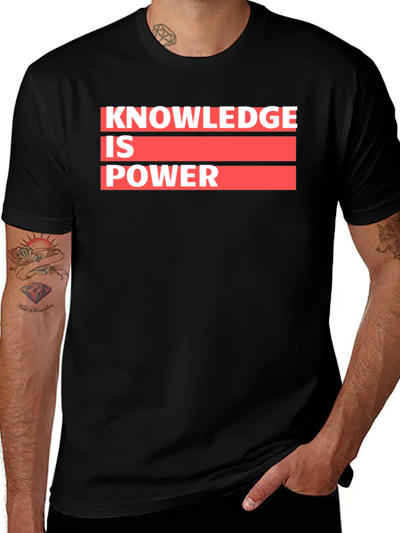 Variant 10 of Knowledge is Power Graphic Tee