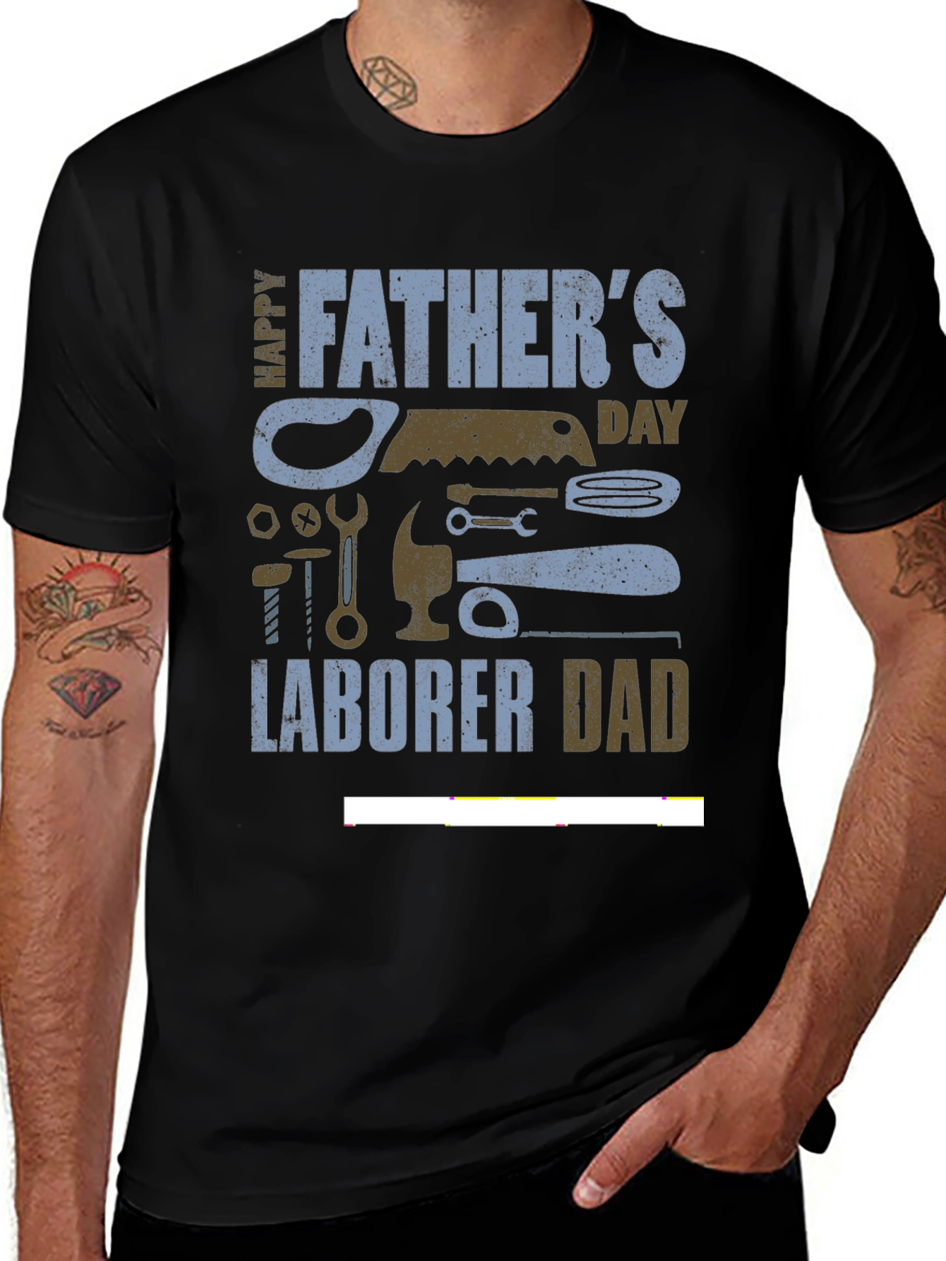 Father's Day Laborer Dad T-Shirt