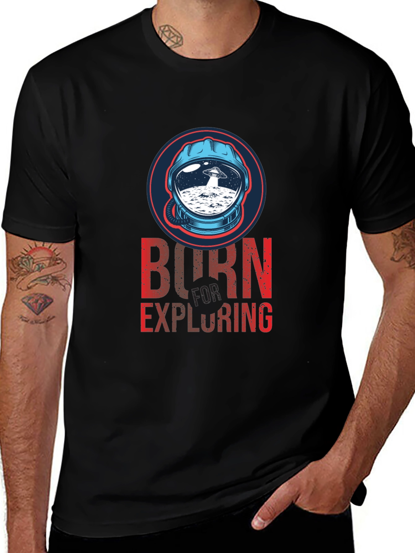 Variant 19 of Born for Exploring Graphic T-Shirt