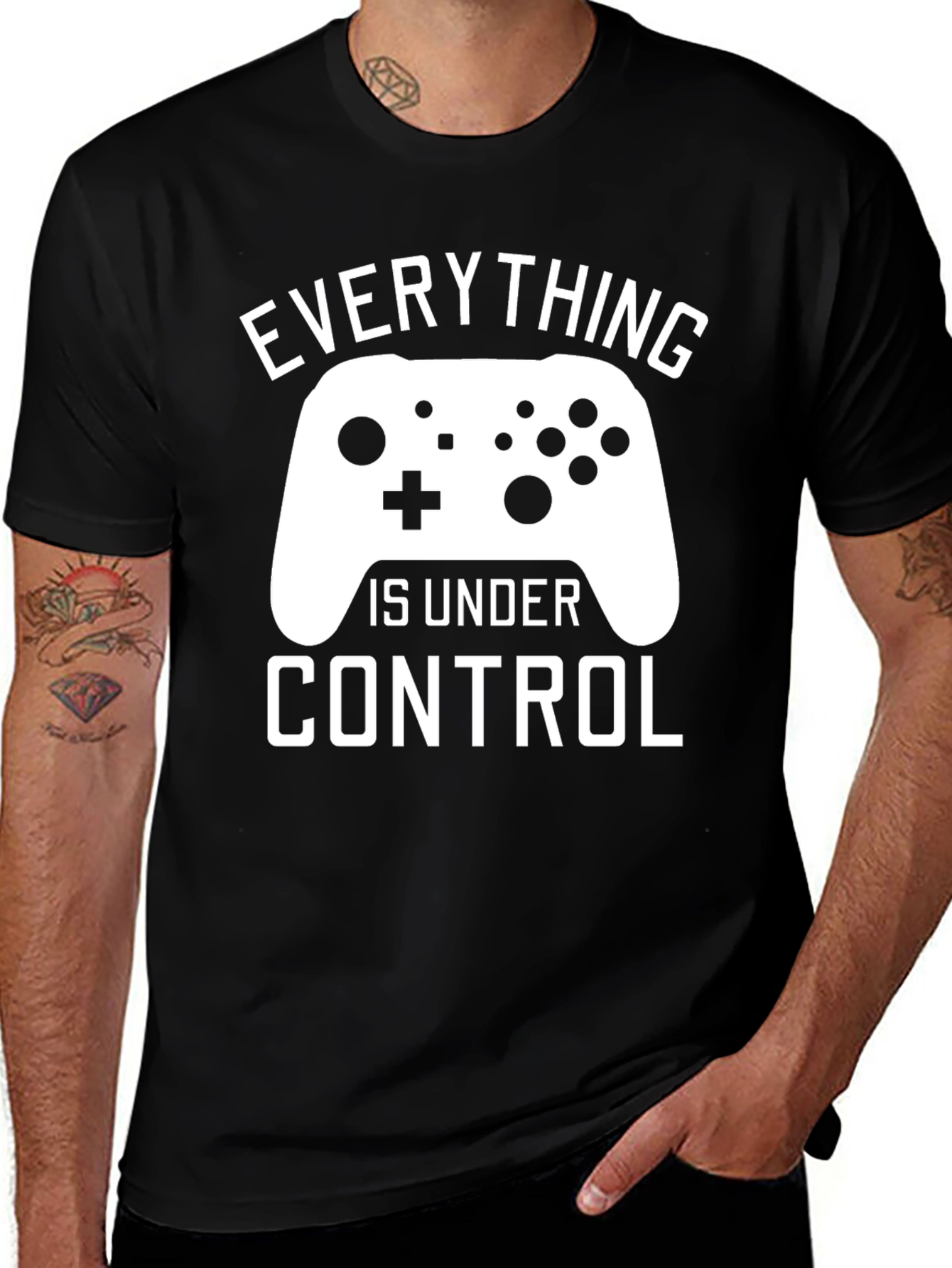 Variant 7 of Everything Is Under Control Gamer T-Shirt