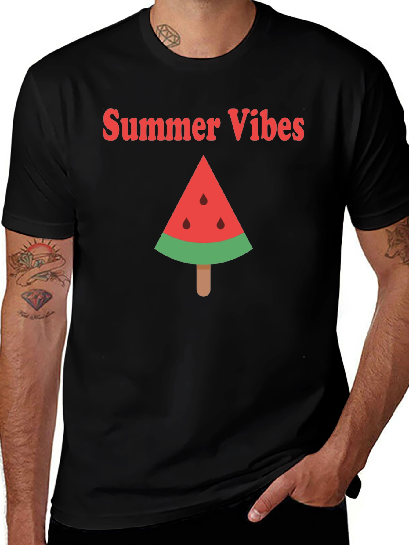 Variant 29 of Summer Vibes Watermelon Graphic Tee