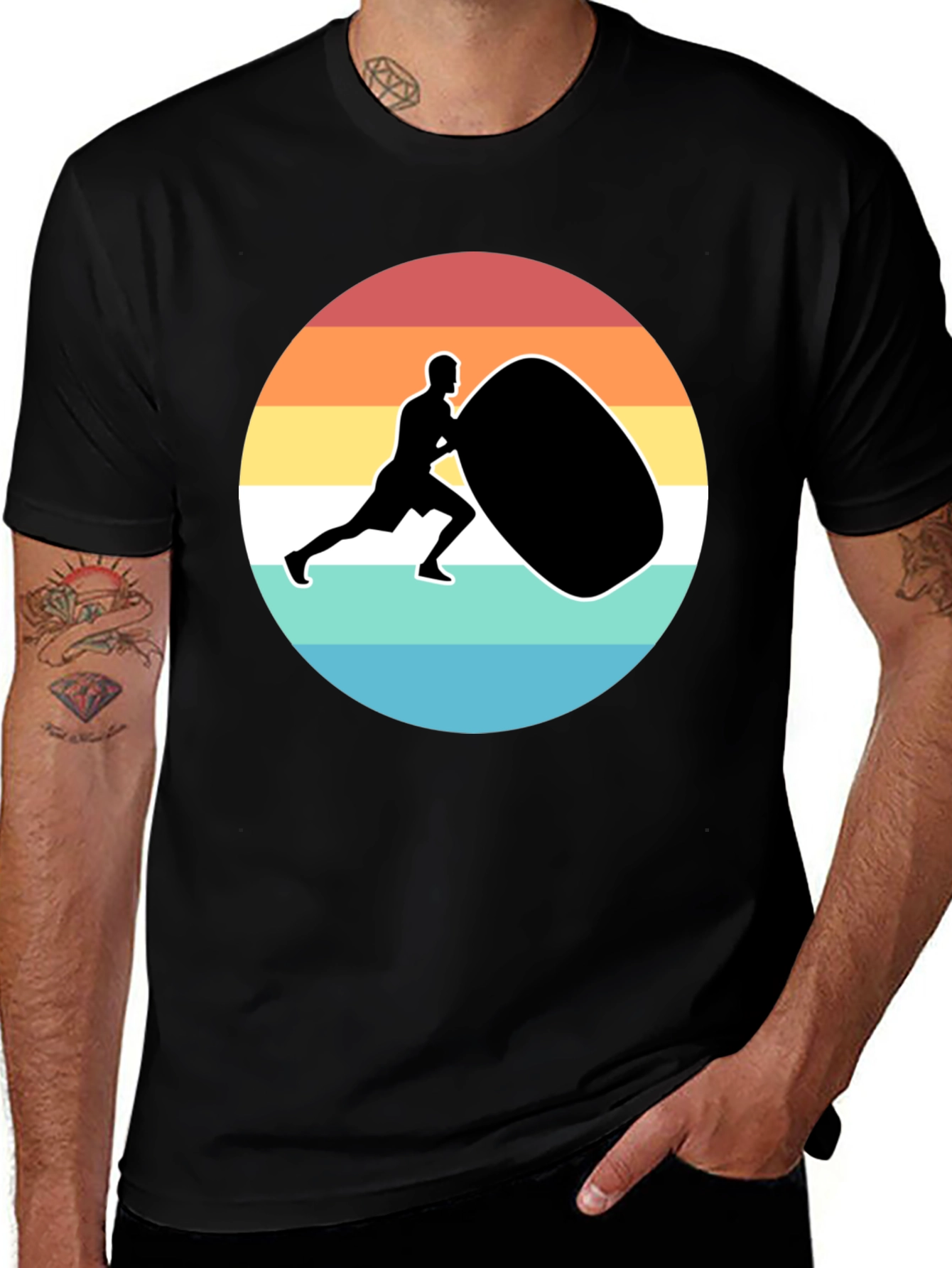 Variant 2 of Workout Sunset Graphic Tee