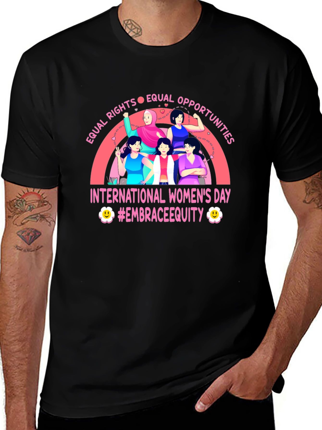 International Women's Day Embrace Equity T-Shirt