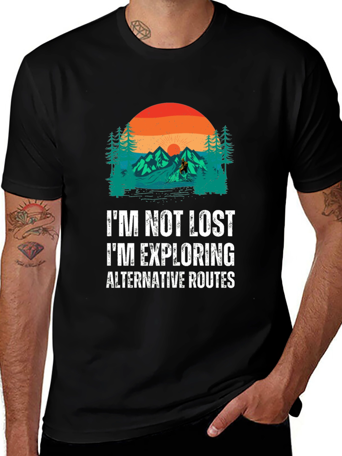 Adventure Seeker Tee - I'm Not Lost Graphic