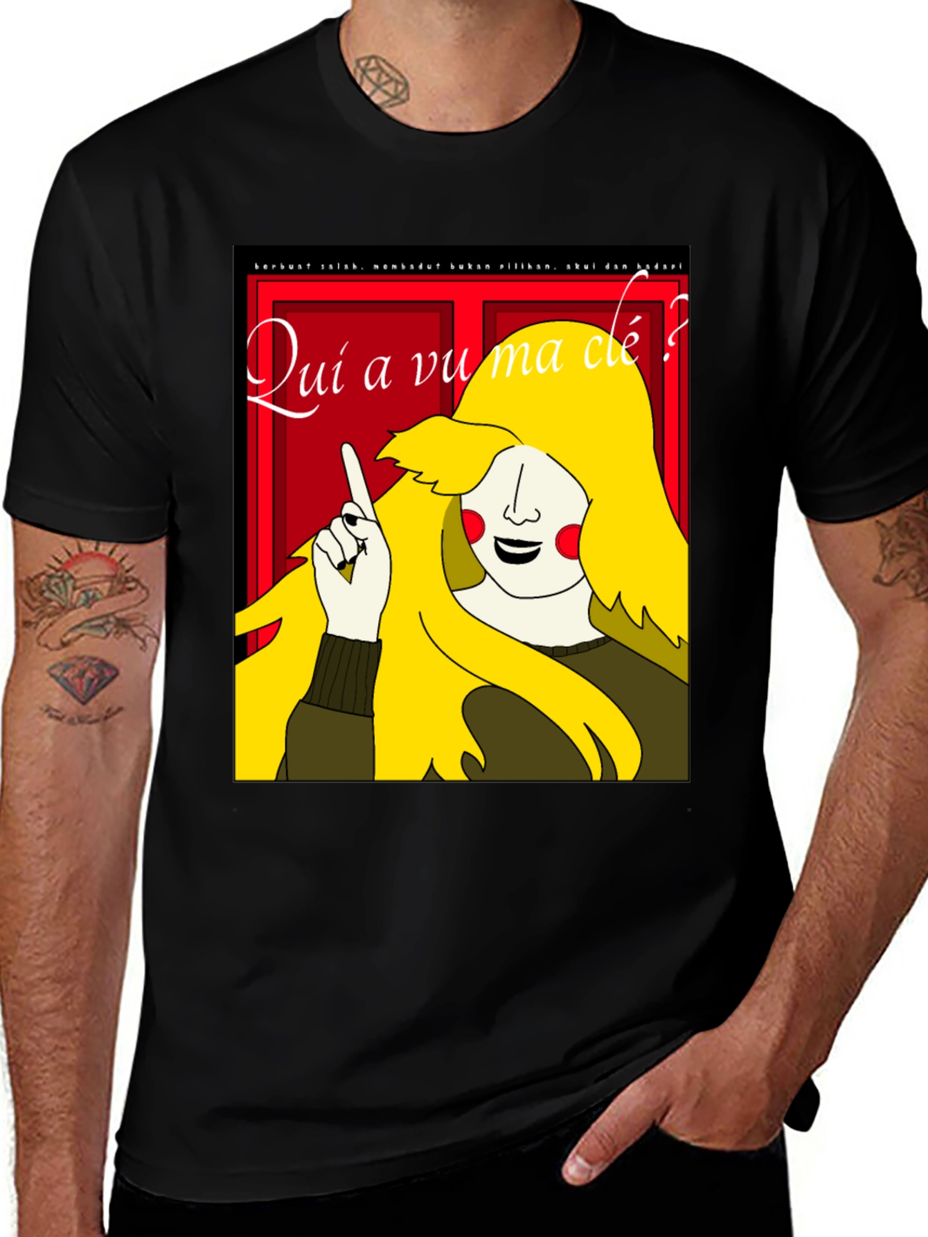 Variant 6 of Qui a vu ma clé? Graphic Tee