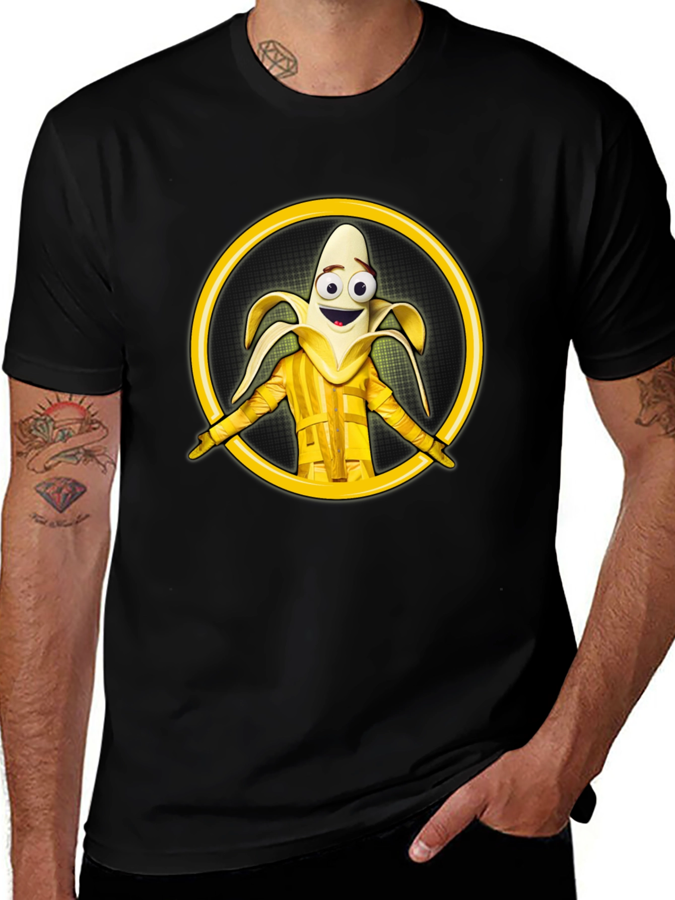 Variant 11 of Banana Character Graphic T-Shirt