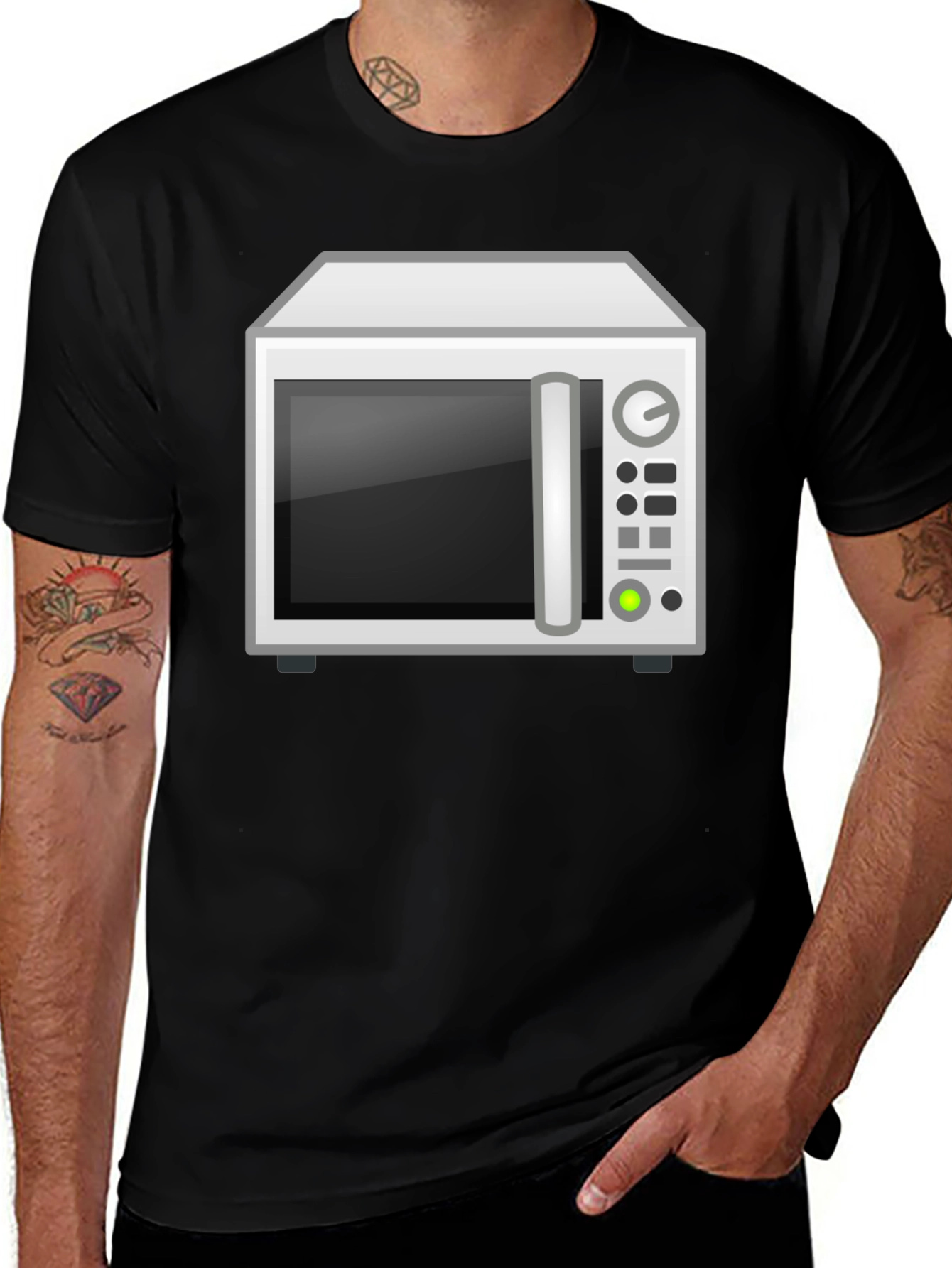 Variant 21 of Microwave Graphic Tee - Funny Novelty Shirt