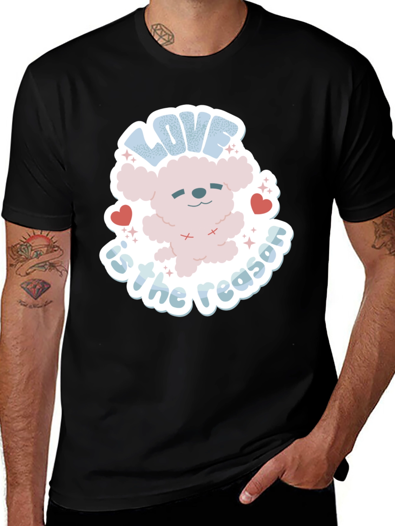 Variant 12 of Love is the Reason Graphic Tee