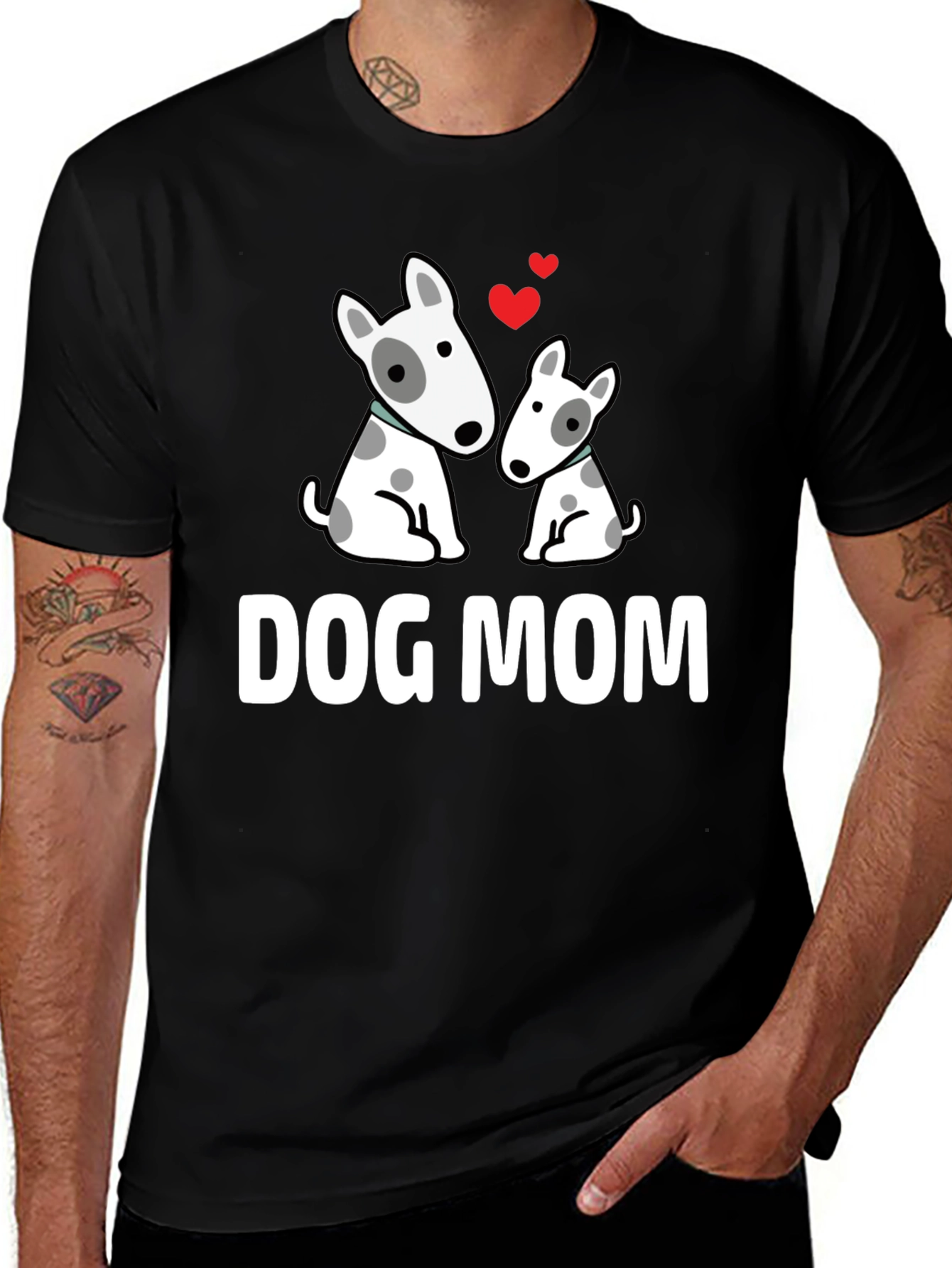 Variant 15 of Dog Mom T-Shirt Cute Bull Terrier Gift