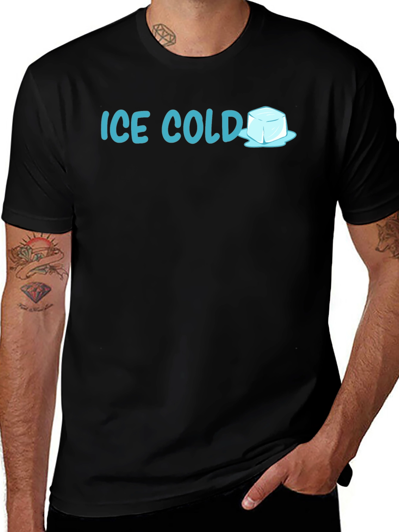 Variant 14 of Ice Cold Graphic T-Shirt - Cool Summer Tee