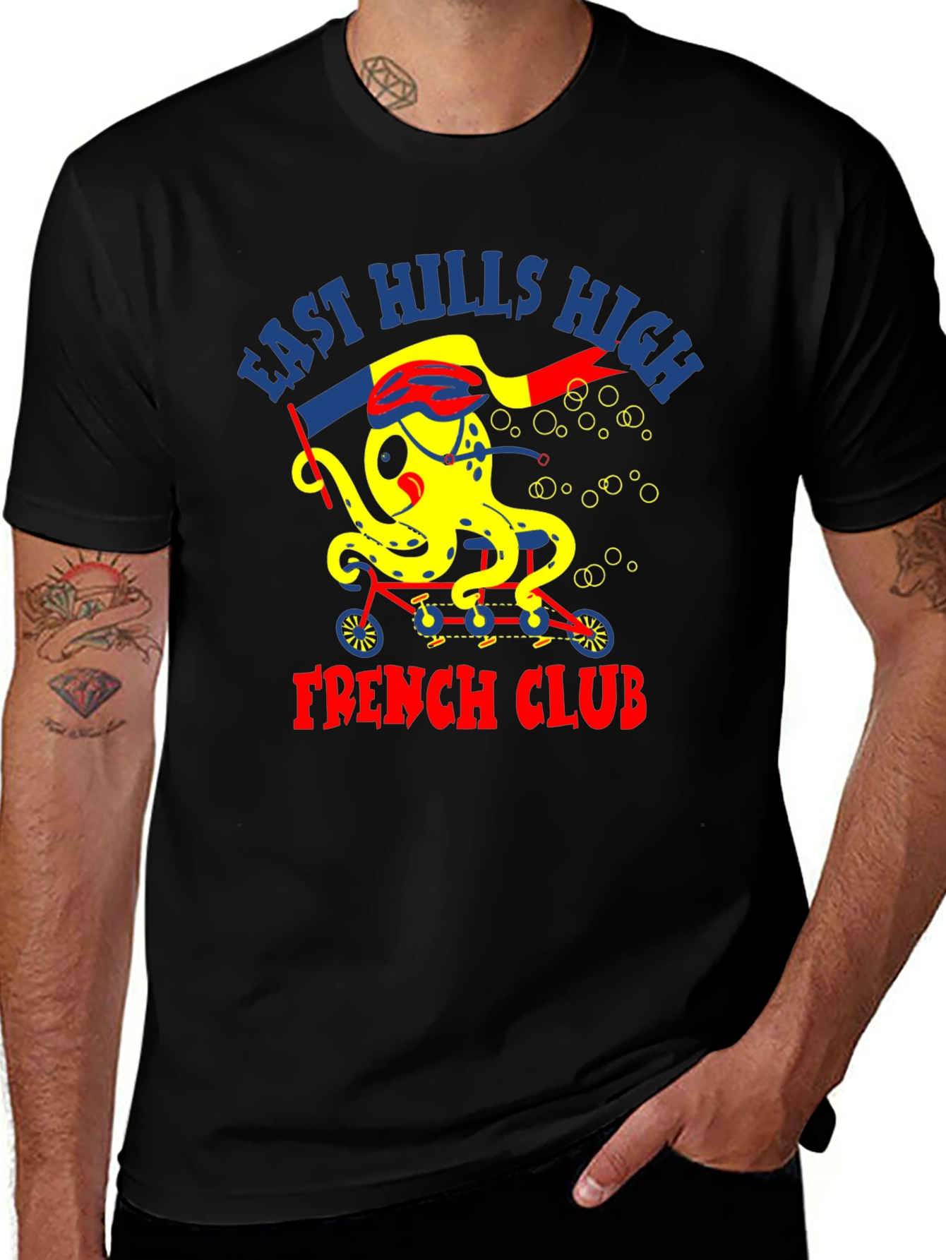 East Hills High French Club Graphic Tee