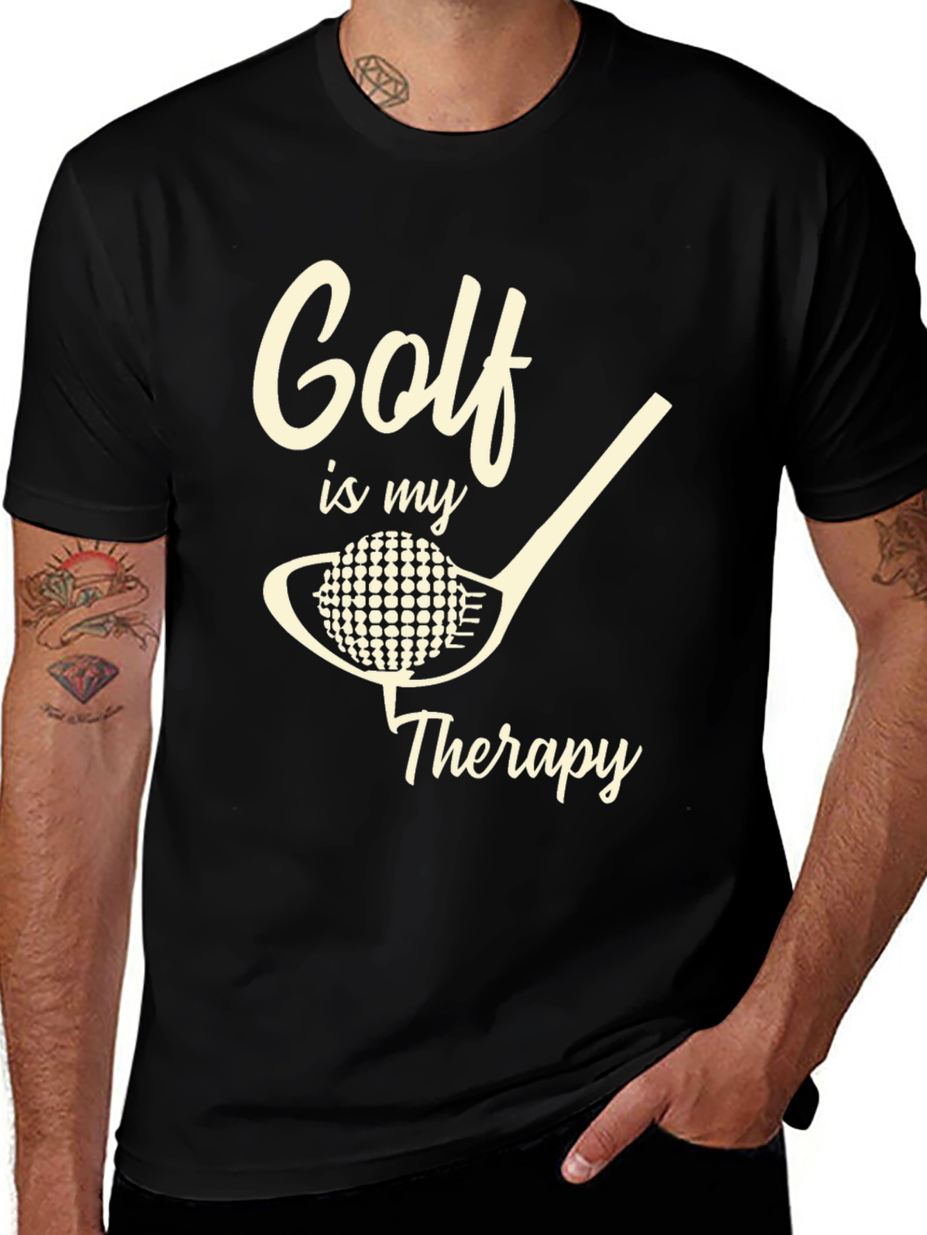 Golf is My Therapy Graphic T-Shirt
