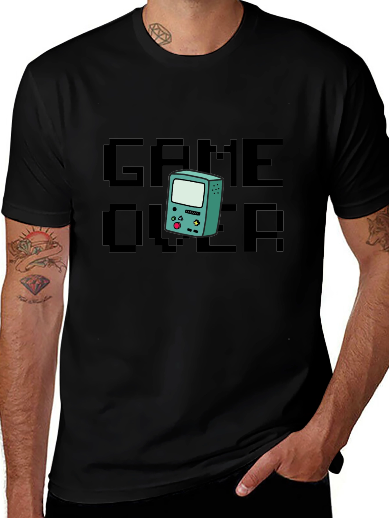 Retro Gamer Tee: Game Over Pixel Art T-Shirt