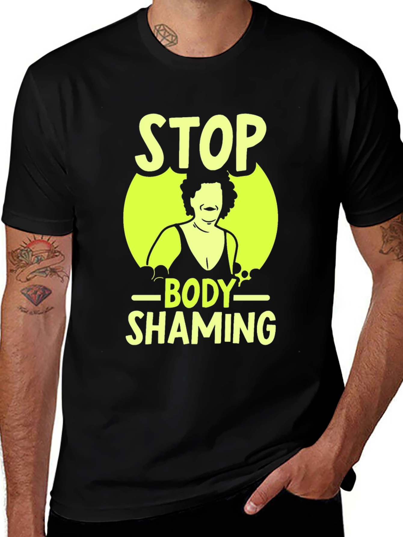 Stop Body Shaming Graphic T-Shirt