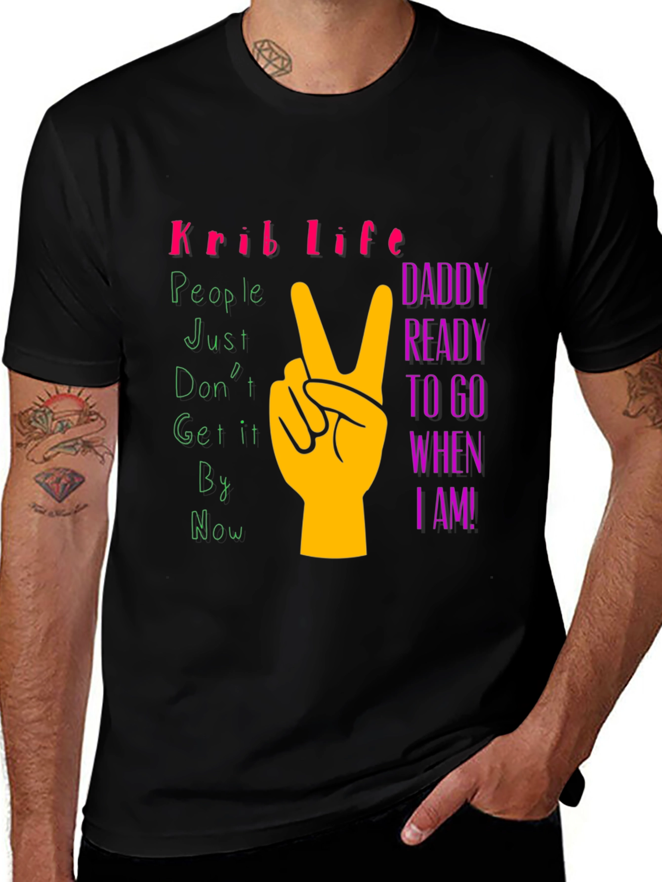Variant 17 of Krib Life Daddy Ready T-Shirt