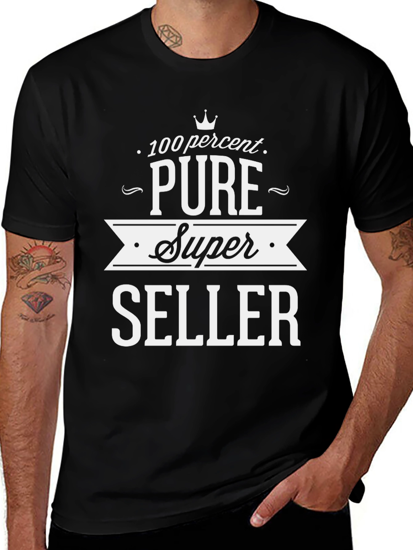Variant 29 of Pure Super Seller Black T-Shirt