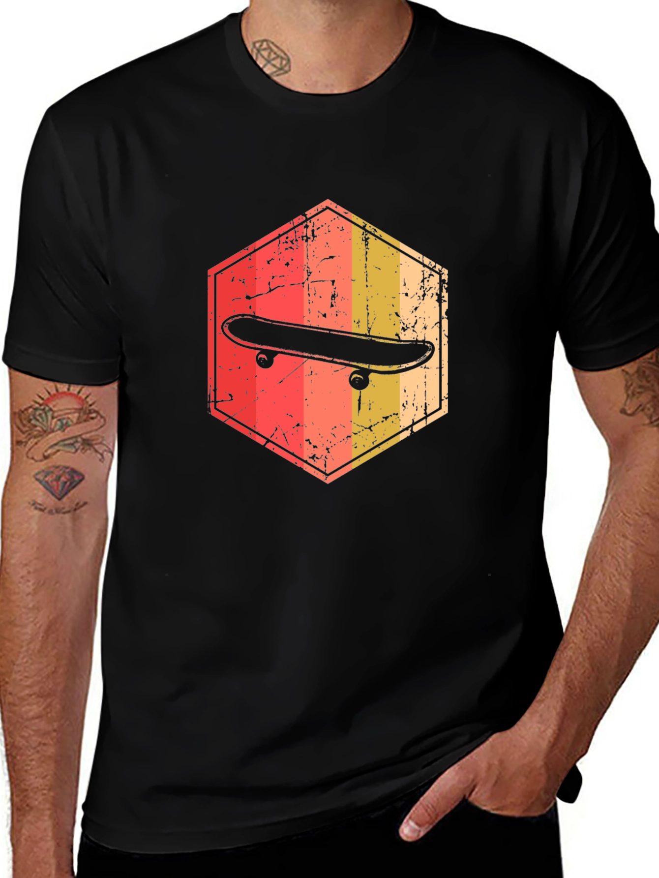 Variant 25 of Retro Skateboard Graphic Tee - Vintage Style T-Shirt