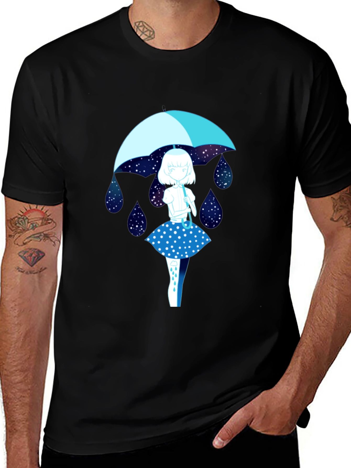 Rainy Night Anime T-Shirt