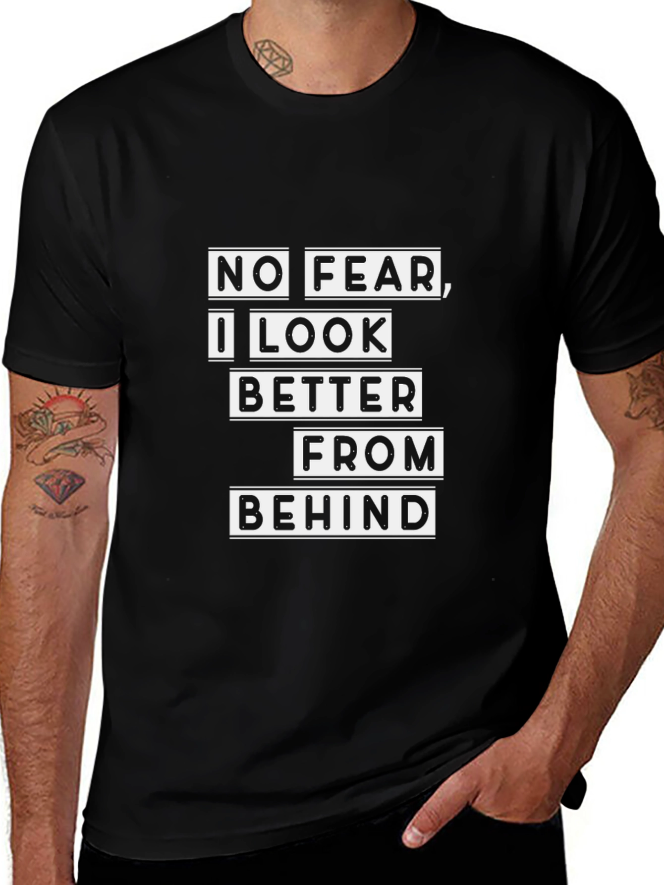 Variant 10 of No Fear Graphic Tee - I Look Better From Behind