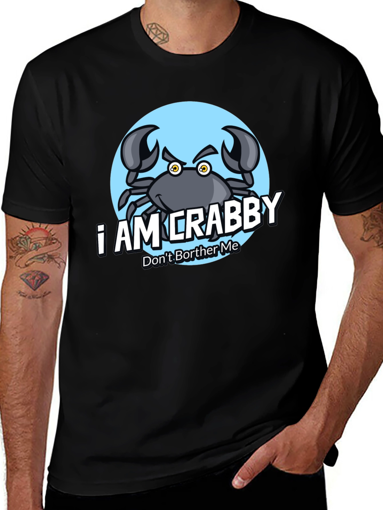 Variant 6 of I Am Crabby T-Shirt: Don't Bother Me Graphic Tee