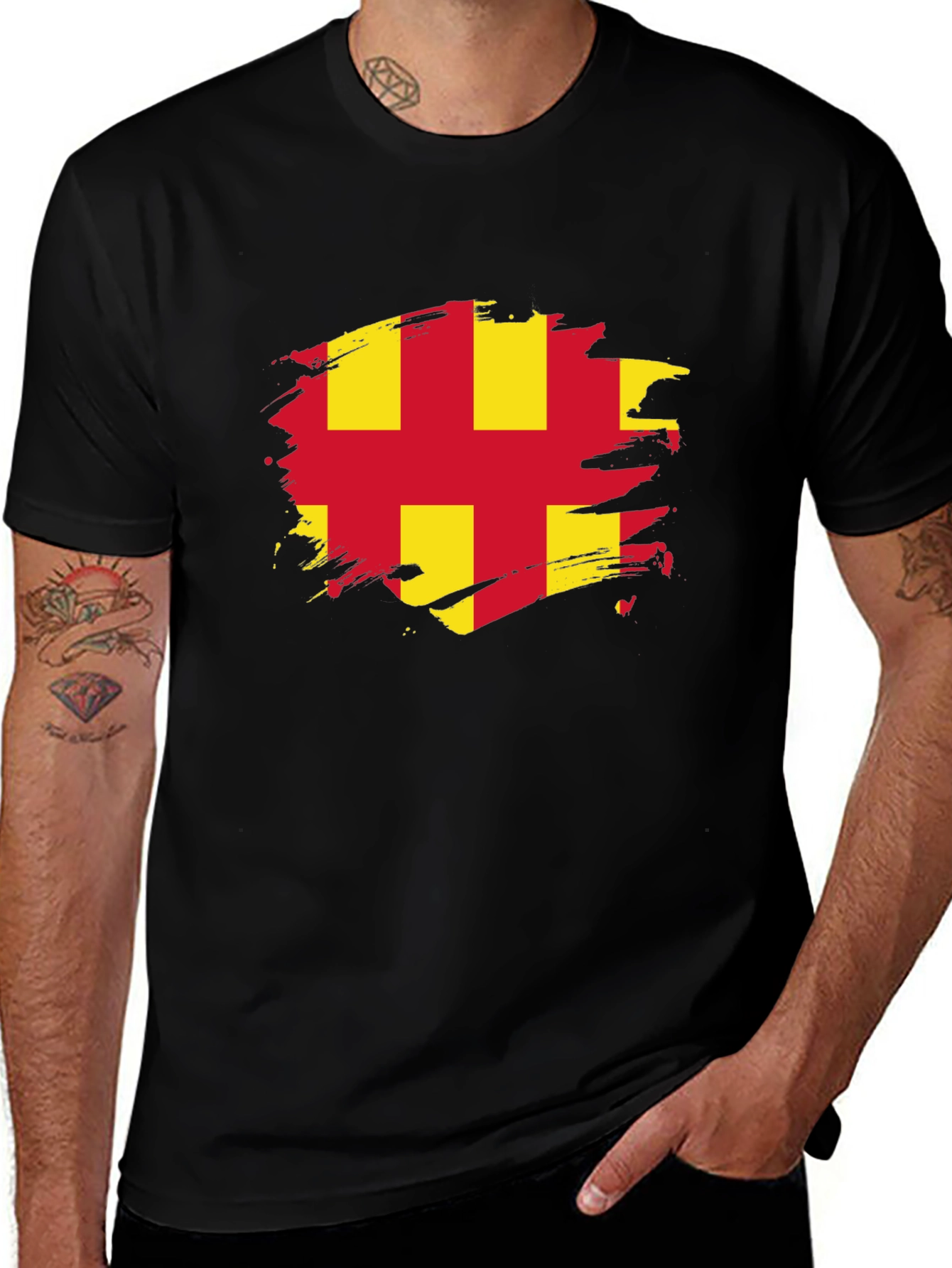 Catalan Flag Grunge T-Shirt