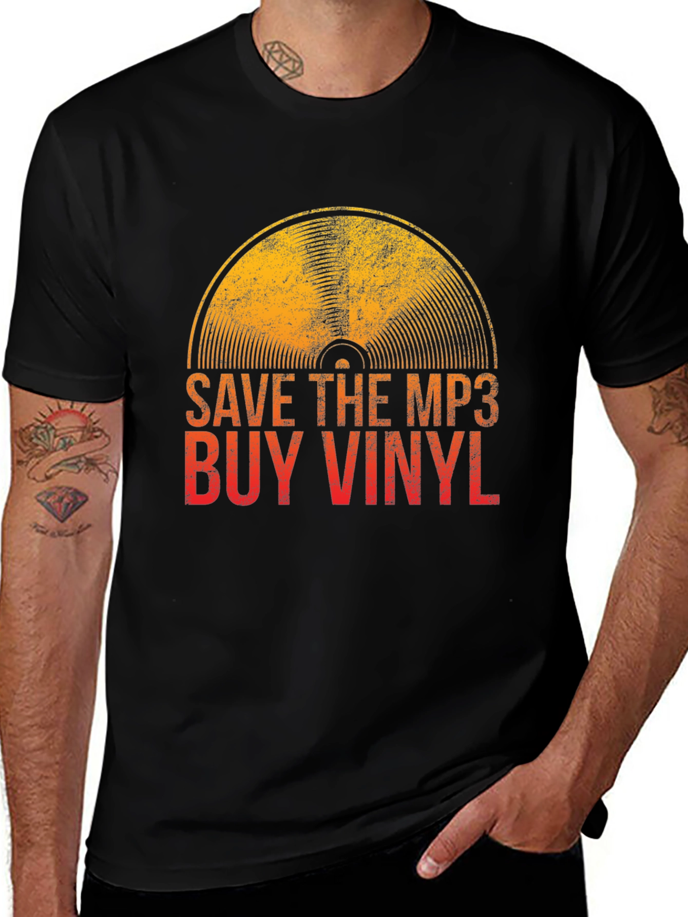 Variant 24 of Save the MP3, Buy Vinyl T-Shirt