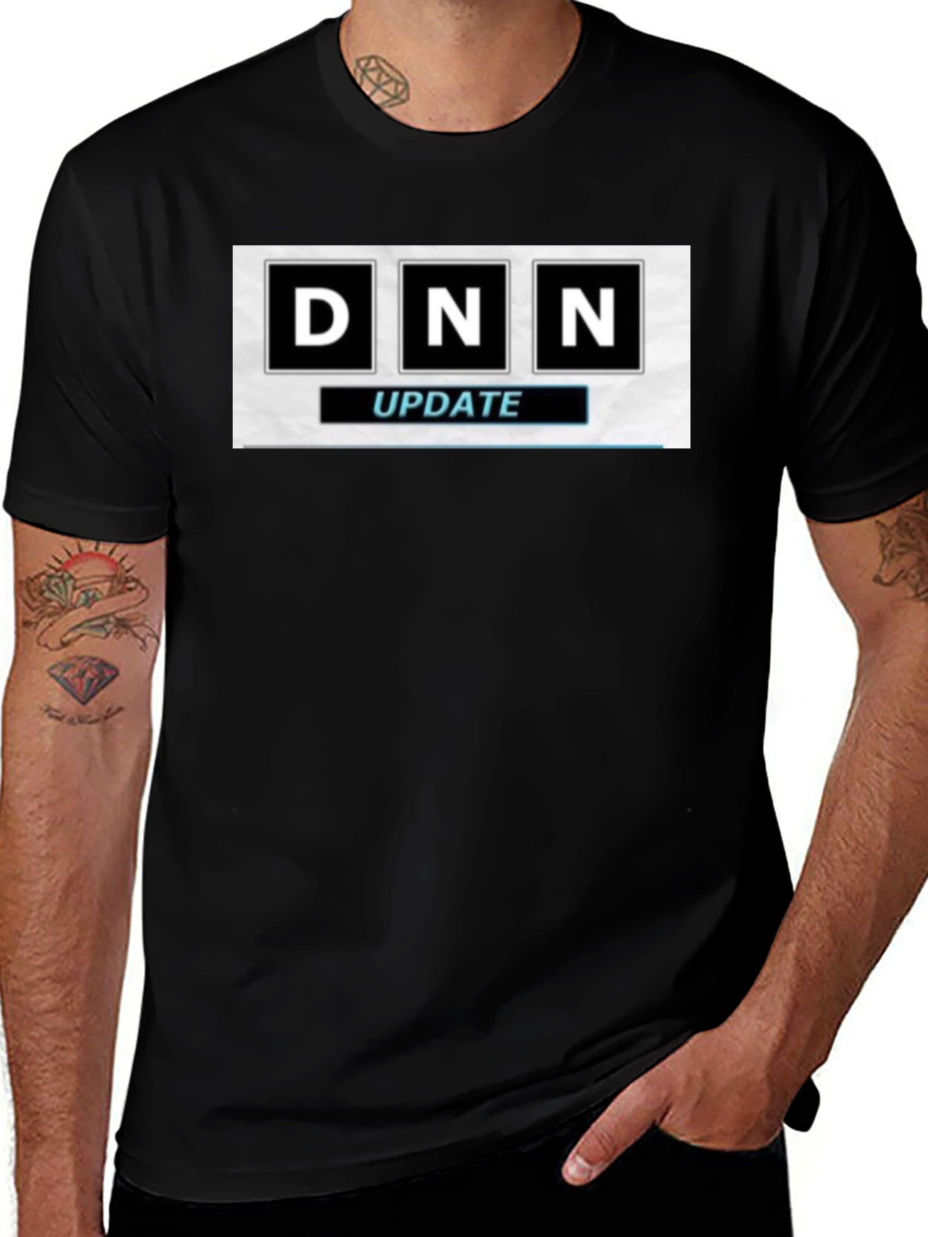Variant 26 of DNN Update Black T-Shirt